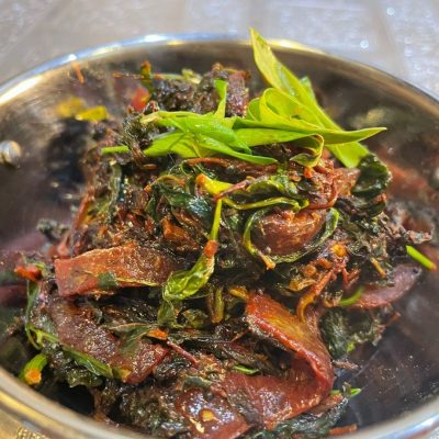 Amaranth with parsley